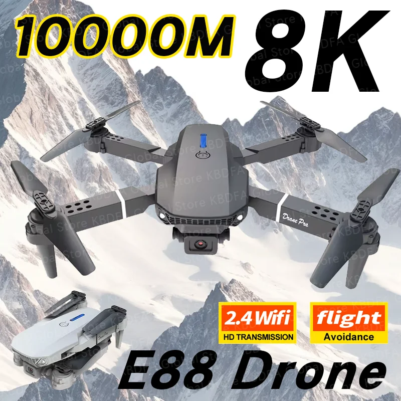 Eachine Drone E58 - Drone RC Sudut Lebar Profesional E88