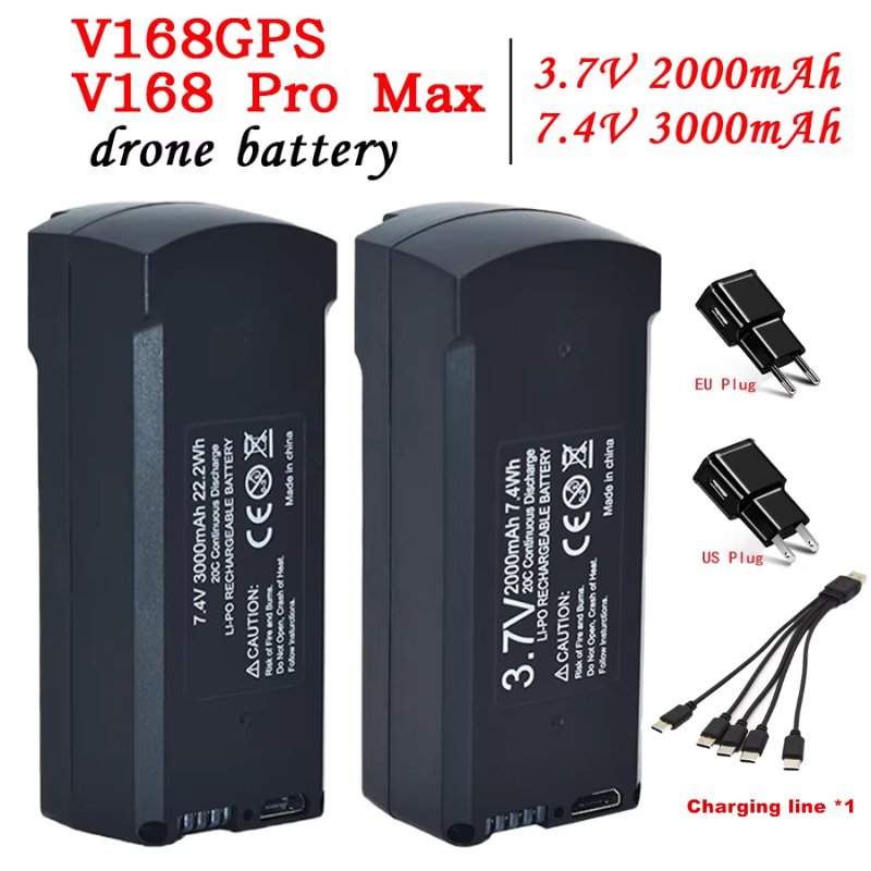 Baterai GPS V198 7.4V 3000mAh  - Drone Battery Lipo ulasan dan harga